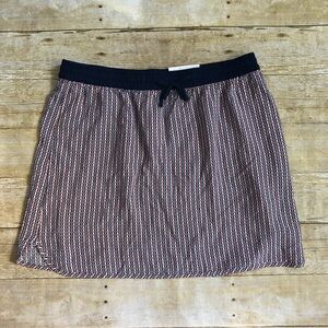 GAP Women’s Geometric Print Multicolor Soft Elastic Waist Drawstring Skirt